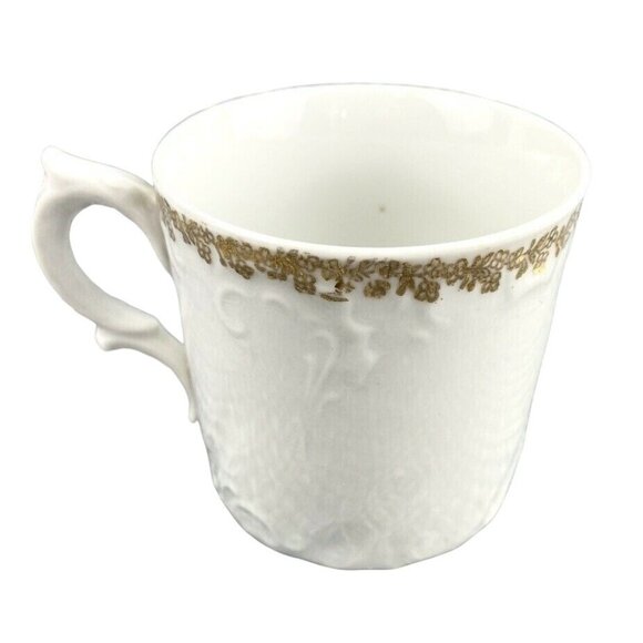 Vintage Buster Brown Child's Porcelain Cup Mug Advertisement Gold Trim 2.75" Hig - Picture 8 of 8